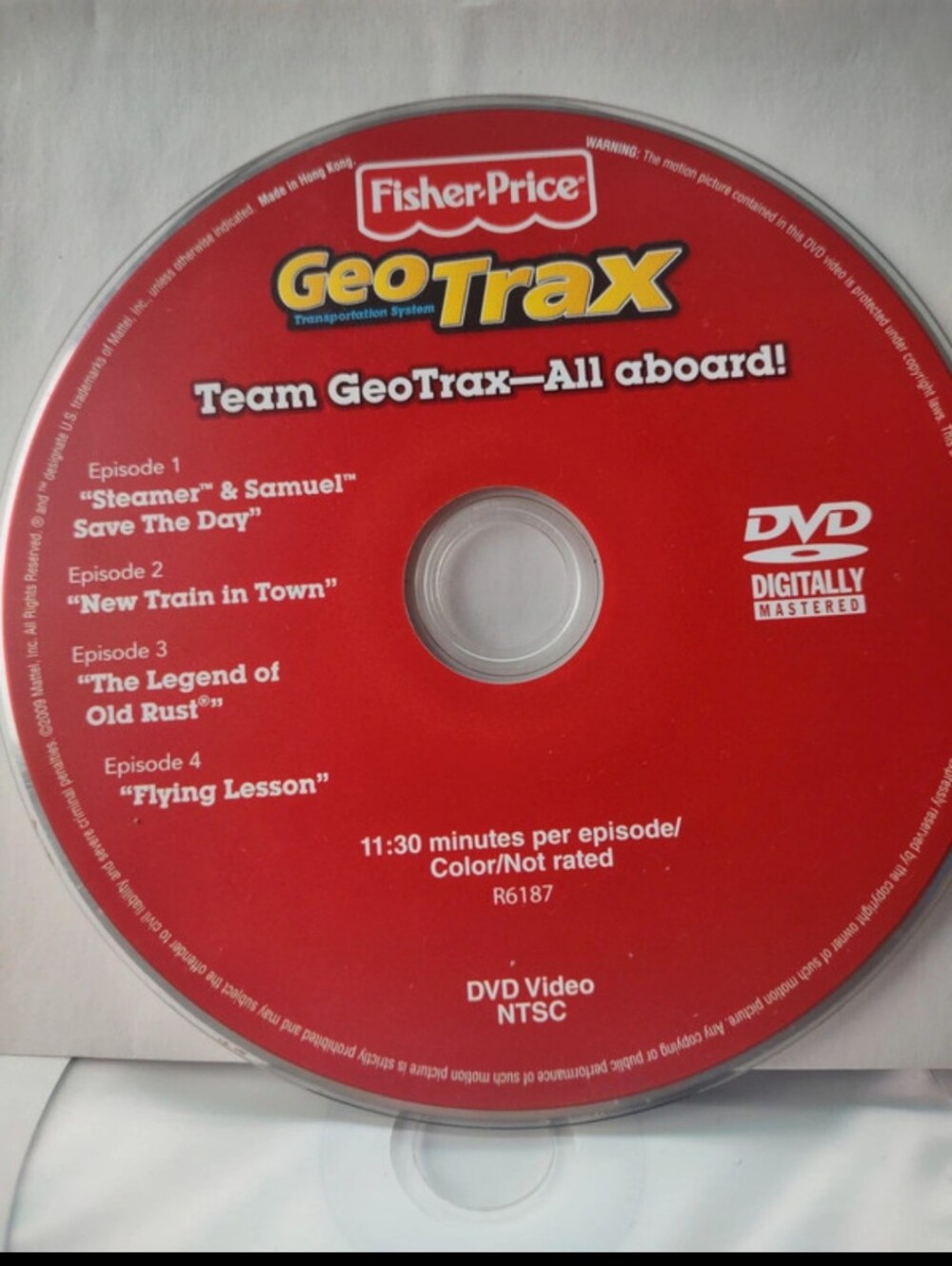 Fisher Price GeoTrax DVD